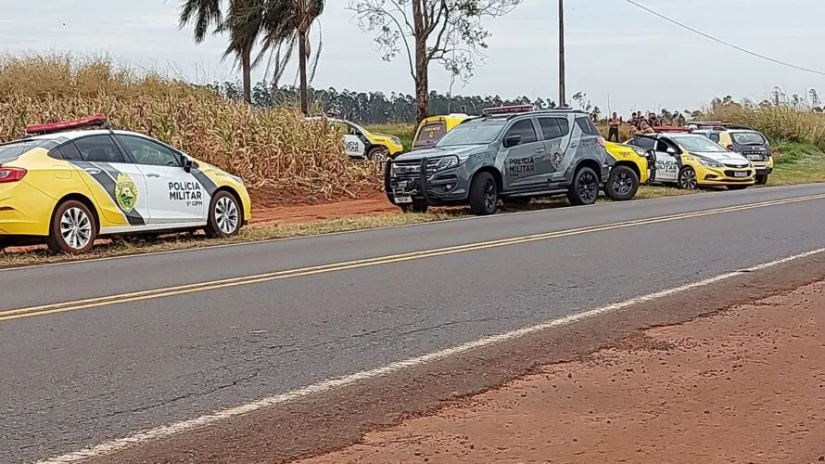 Cerco policial a assaltantes de banco tem troca de tiros e um morto