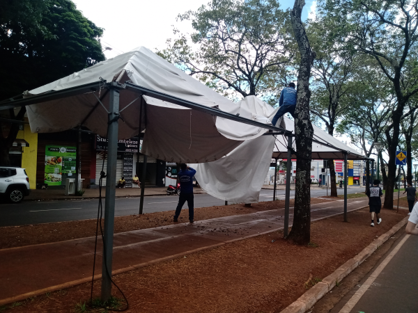 Acampamento bolsonarista no Tiro de Guerra é removido pela PM