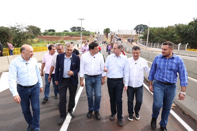 Inauguração da ponte entre Maringá e Sarandi