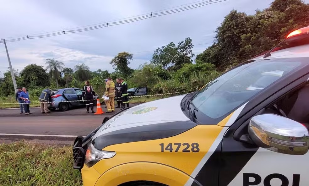 Acidente na PR-577 mata mulher e deixa cinco feridos